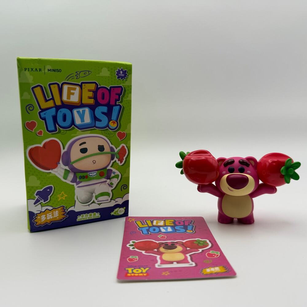 MINISO Disney Pixar Toy Story Life of Toys Lotso Figure Blind Box Opened